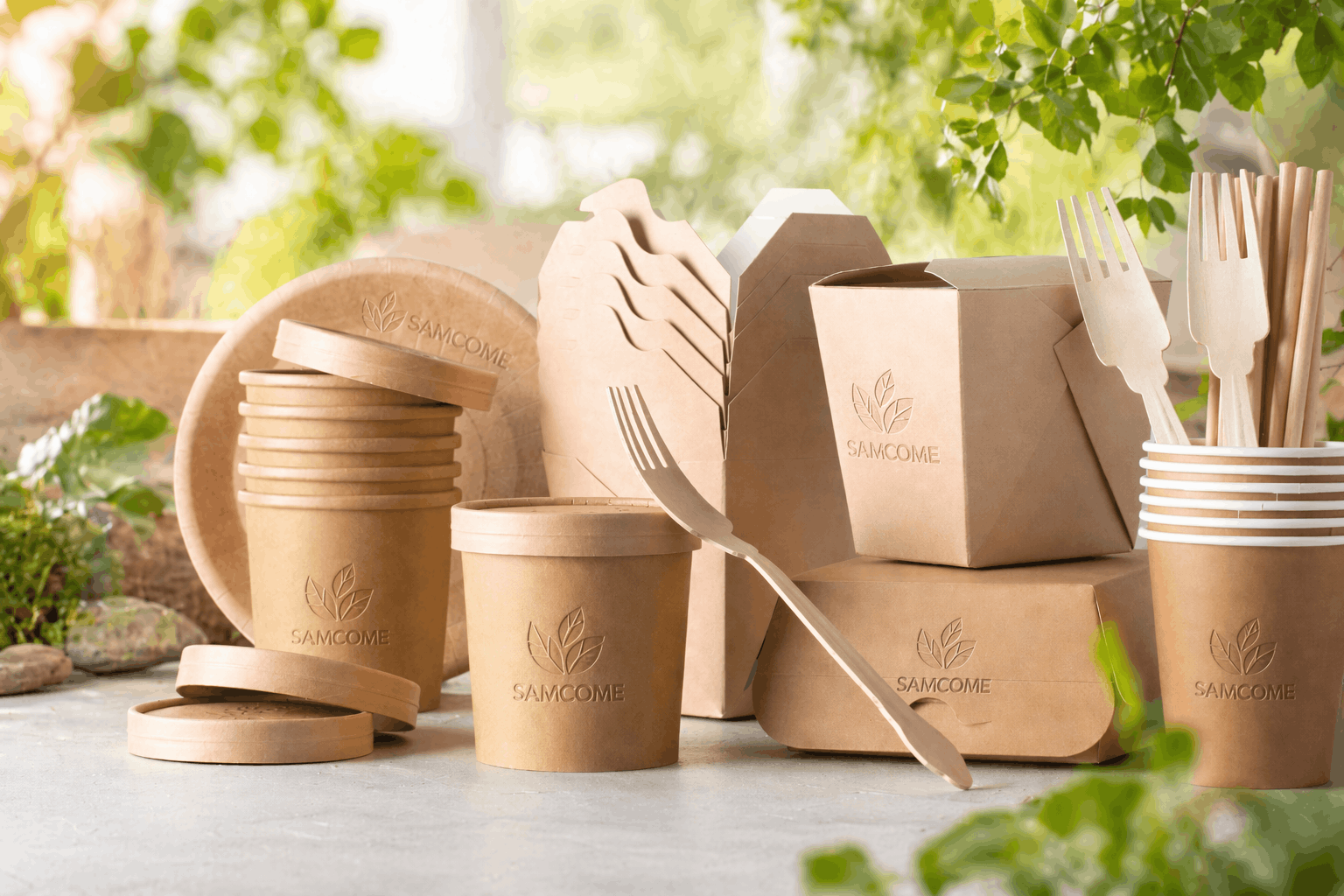 Biodegradable vs compostable packaging infographic showing key differences, composting conditions, certifications, disposal options, and buyer checklist for sustainable packaging materials.